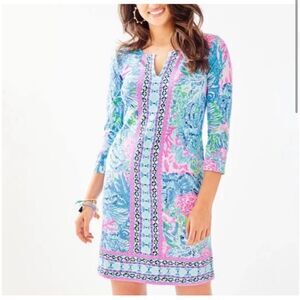 Lilly Pulitzer‎ UPF 50+ Nadine Sink or Swim Engineered Chilly Lilly Dress